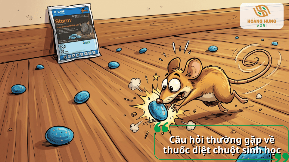 Tổng hợp những câu hỏi thường gặp về thuốc diệt chuột sinh học như cách sử dụng