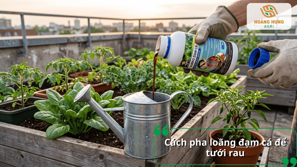 Cách pha loãng đạm cá để tưới rau đúng tỷ lệ giúp cây hấp thu dinh dưỡng hiệu quả và an toàn.